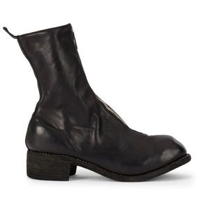 NEW Guidi PL2 Front Zip Black Leather Boots Size 36.5